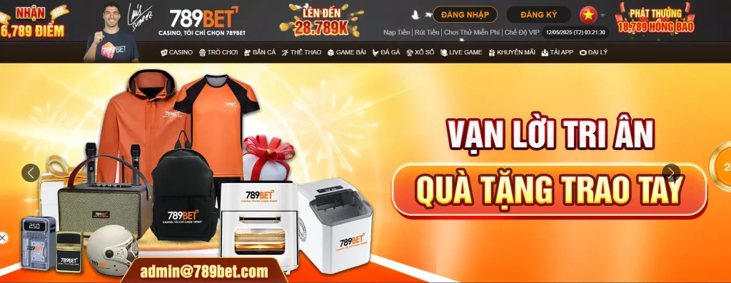 quà tặng tri ân 789bet